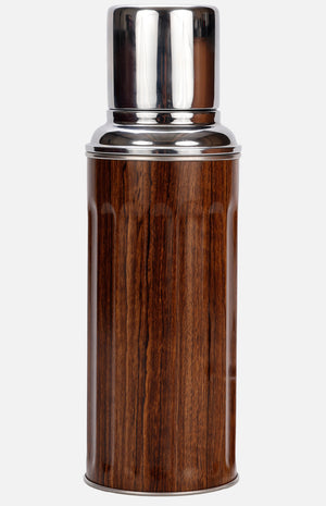 CAMEL 112 Vacuum Flask (0.45L) - Wood Grain