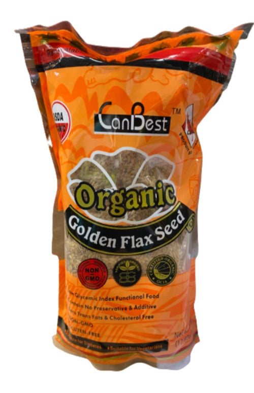 CanBest Organic Golden Flax Seed (500G)