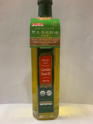 CanBest Organic Cold Pressed & Wild Camellia Oil (Unrefined) (500ML)