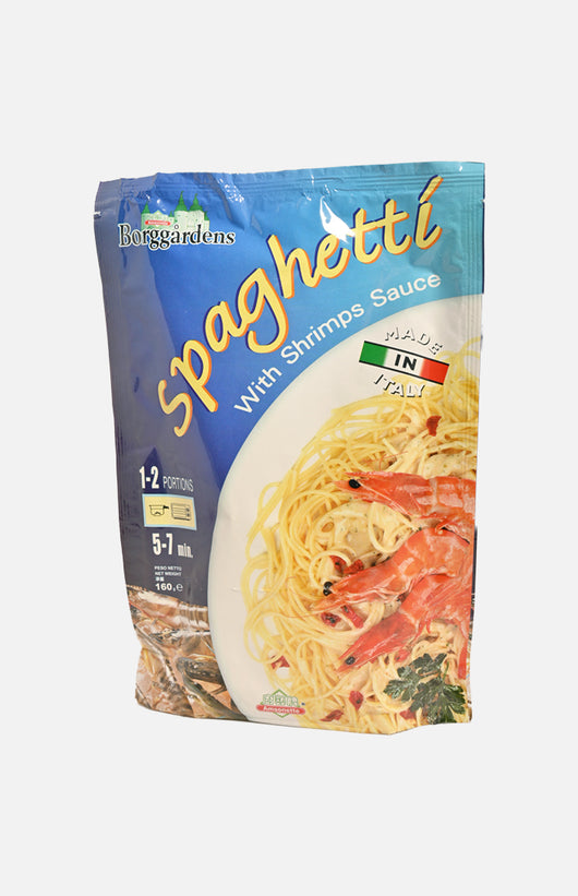 Spaghetti with Shrimps Sauce