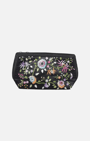 Embroidered Makeup Pouch