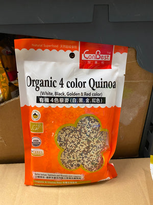 CanBest Organic 4 Color Quinoa Flakes (White, Black, Golden & Red Color) (312G)
